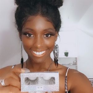 1 Pair 25mm 3D Long Luxury Mink Lashes